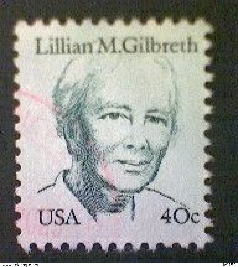 United States, Scott #1868, Used(o), 1984, Lilian Gilbreth, 40¢, Dark Green - Oblitérés