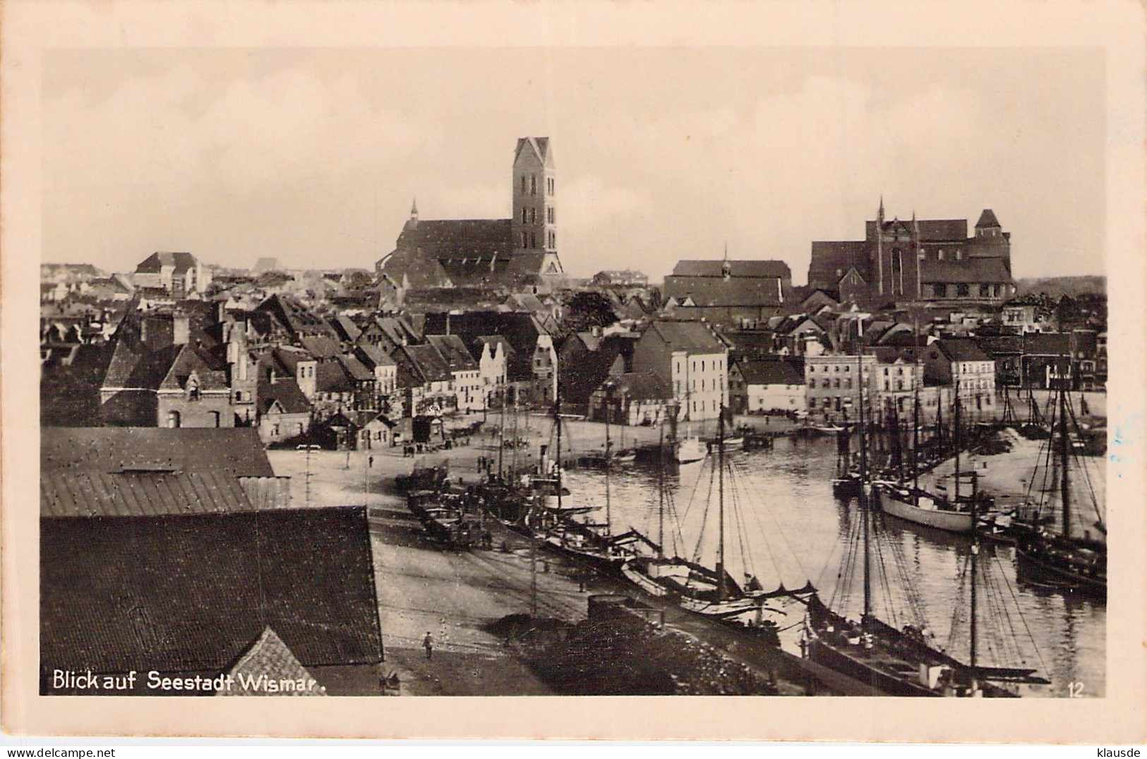 Blick Auf Wismar,Hafen - Wismar