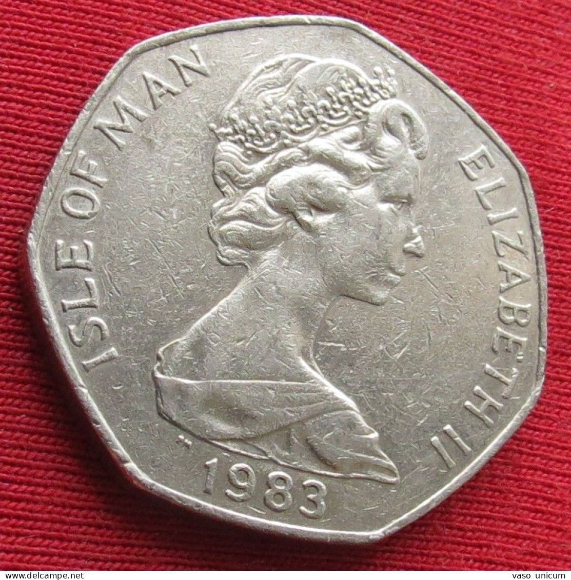 Isle Of Man 50 Pence 1983 TT Moto Racing - Eiland Man