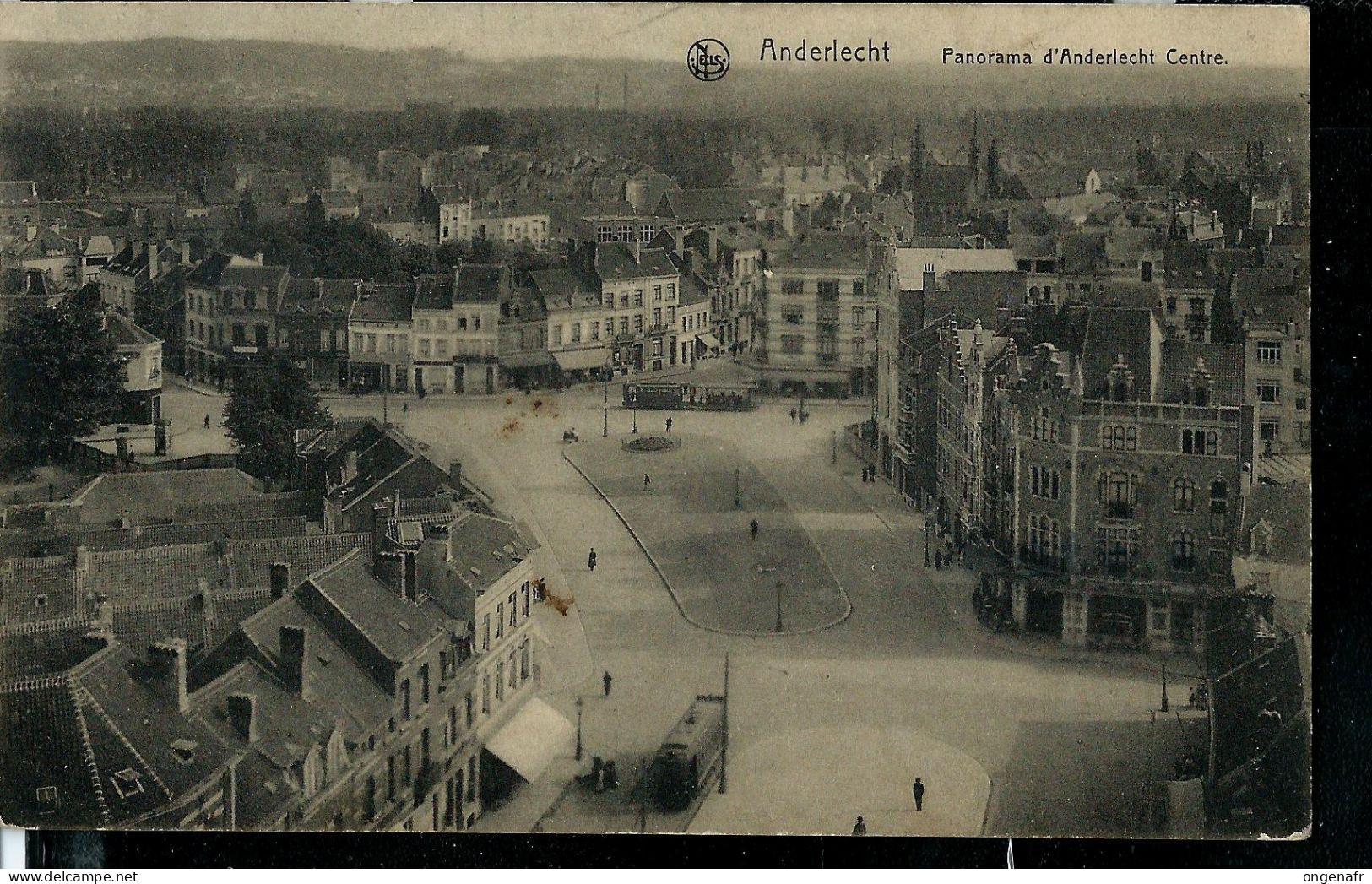 Panorama D'Anderlecht Centre  - Obl. 28/08/1915 - Anderlecht