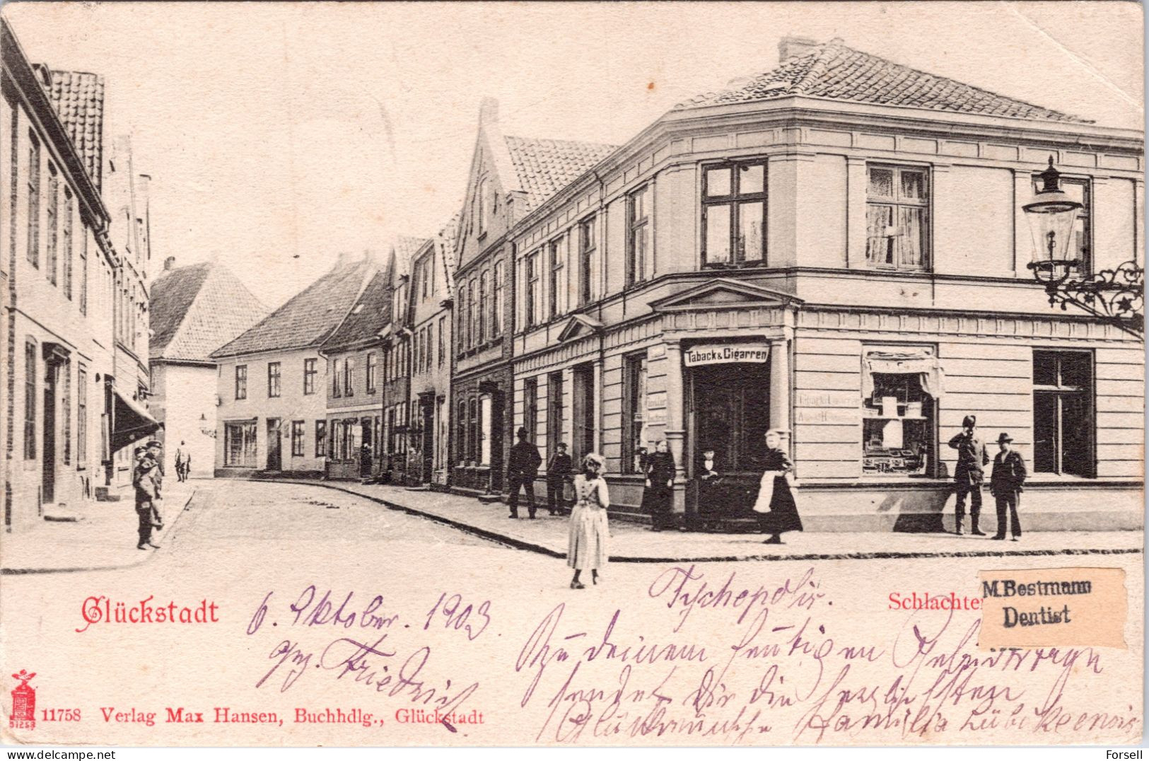 Glückstadt , Schlachter (Datiert 1918) - Glueckstadt