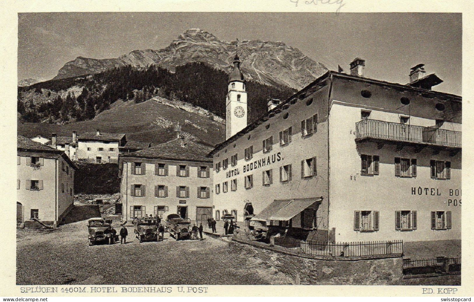 SPLÜGEN Hotel Bodenhaus & Post Postauto - Splügen