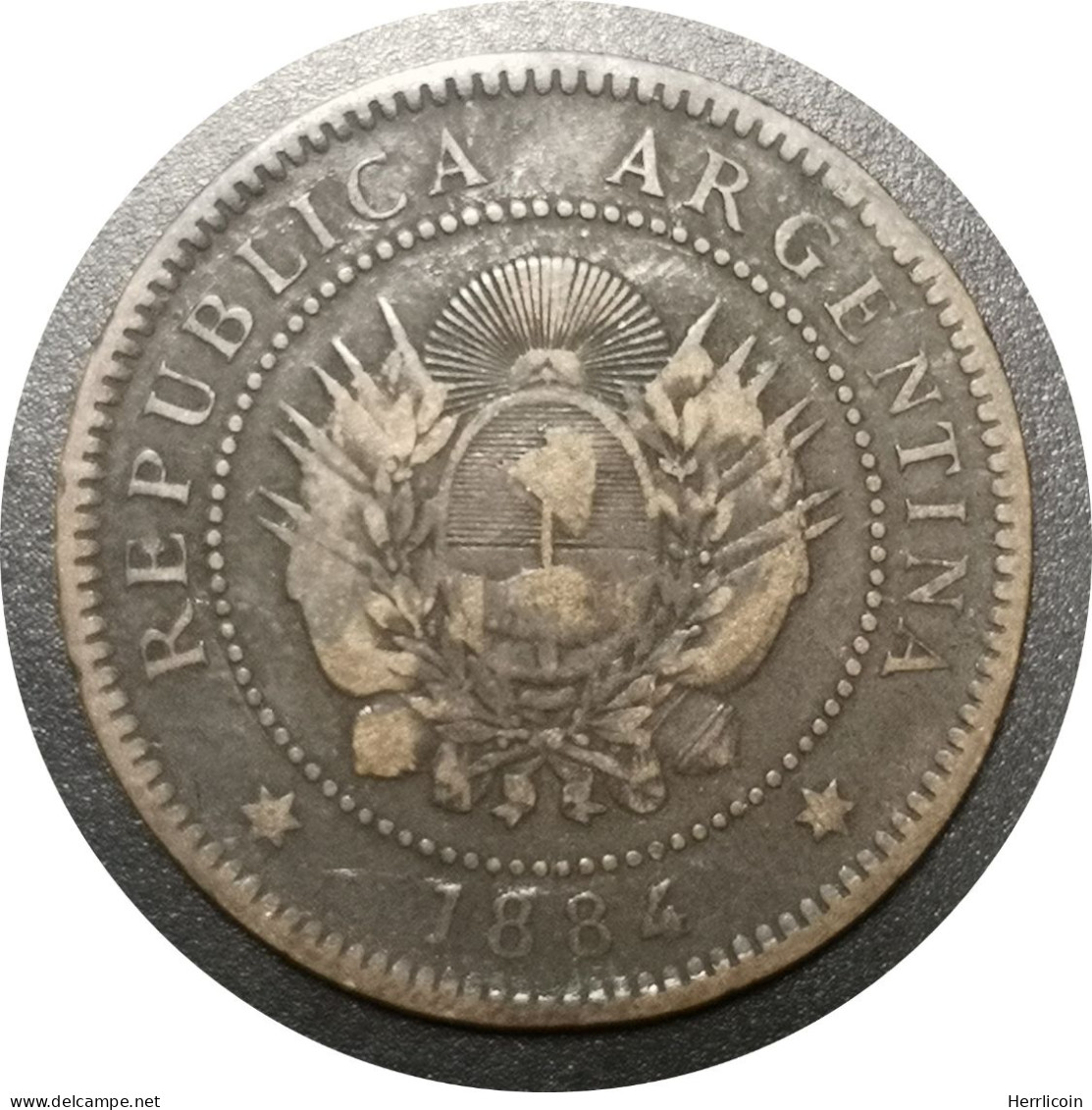 Monnaie Argentine - 1884 - 1 Centavo - Argentina