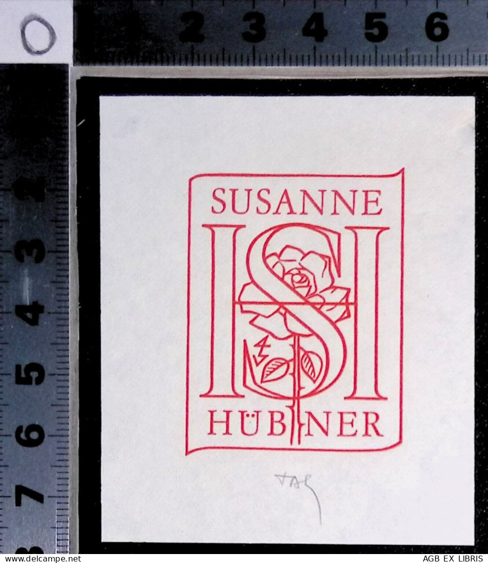 EX LIBRIS  GERHARD TAG Per SUSANNE HUBNER 1992 L27b-F01 - Exlibris