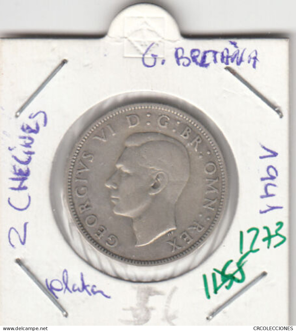 CR1273 MONEDA REINO UNIDO 2 CHELINES 1941  - Andere - Europa