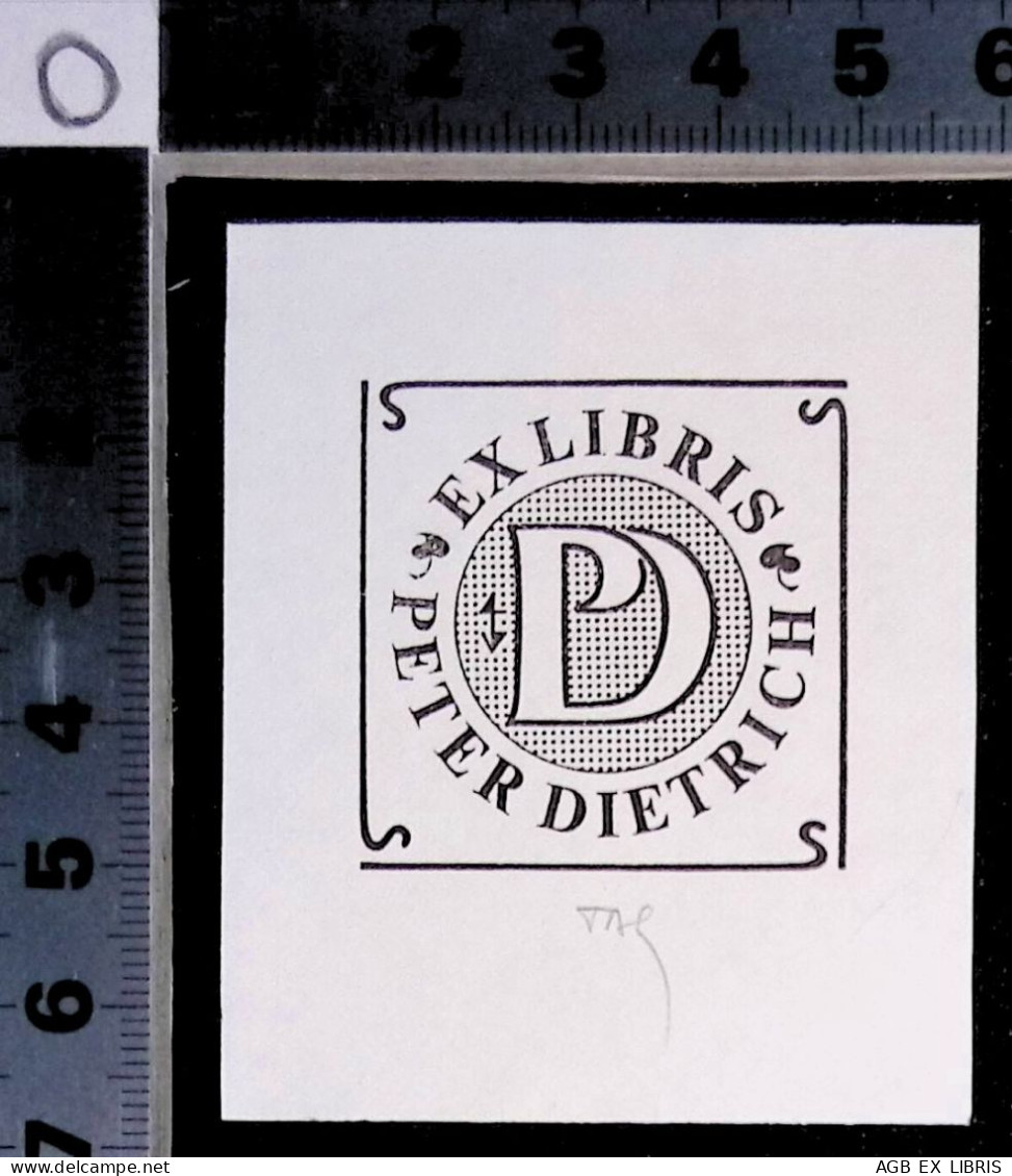 EX LIBRIS  GERHARD TAG Per PETER DIETRICH L27b-F01 - Exlibris