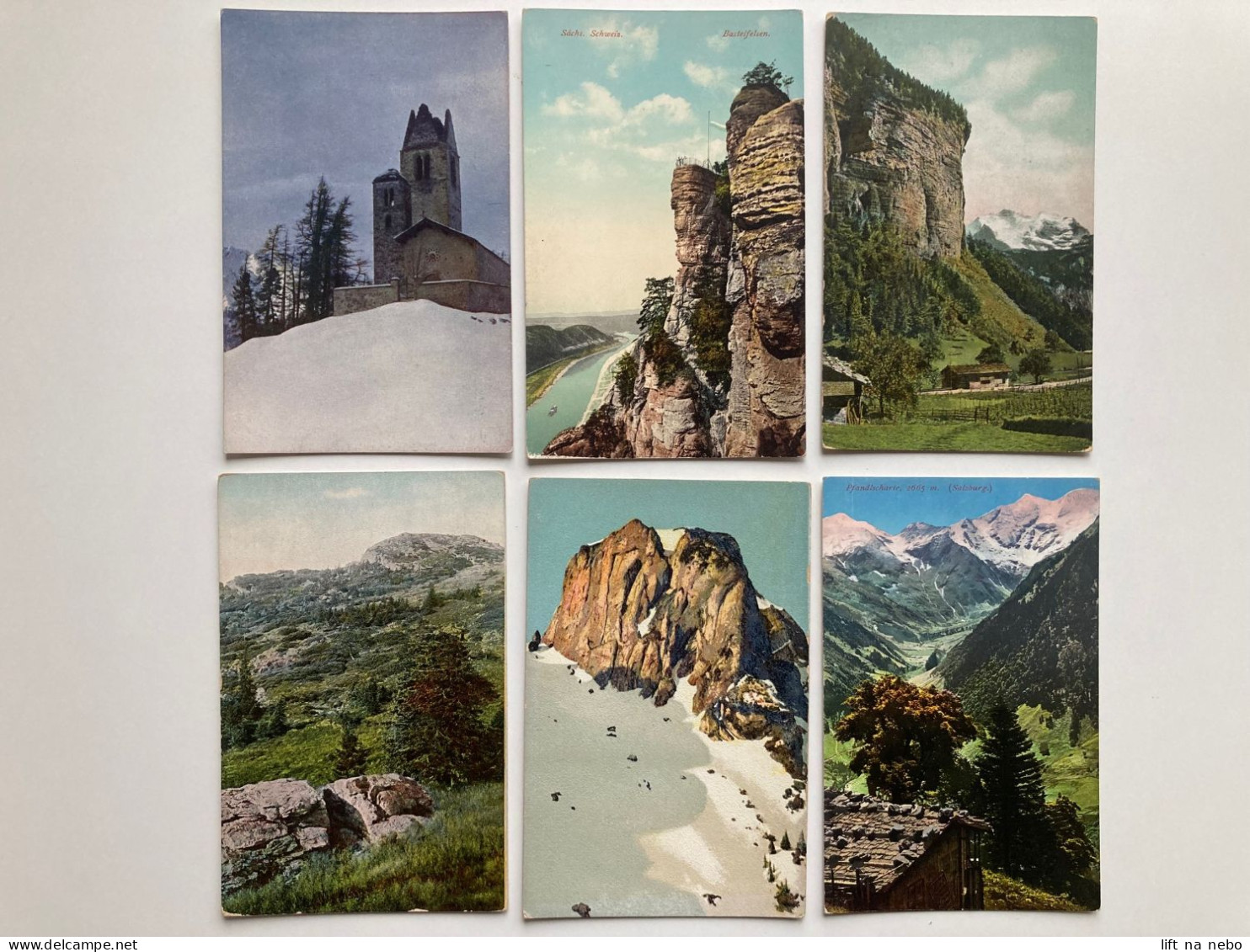 Germany LOT (six Postcards) Alps Mountains Landscape - Collections & Lots