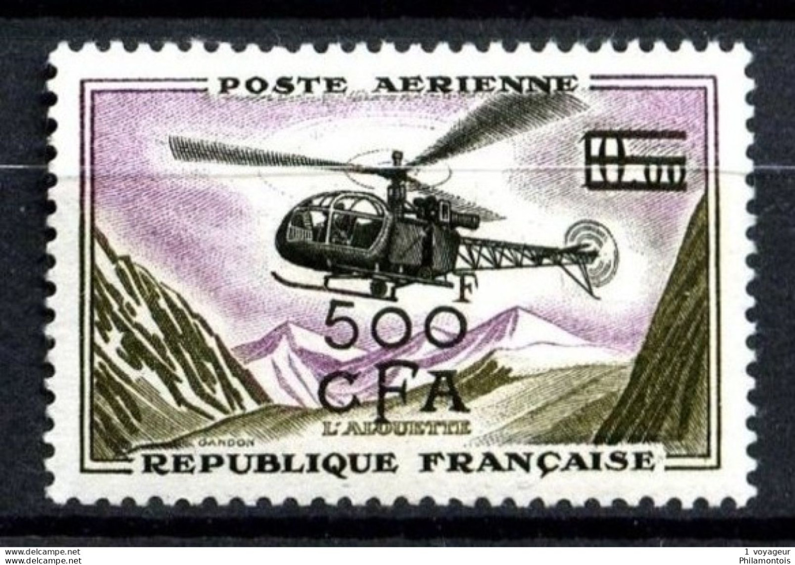 REUNION - PA 60 - Neuf N* - Très Beau - Airmail