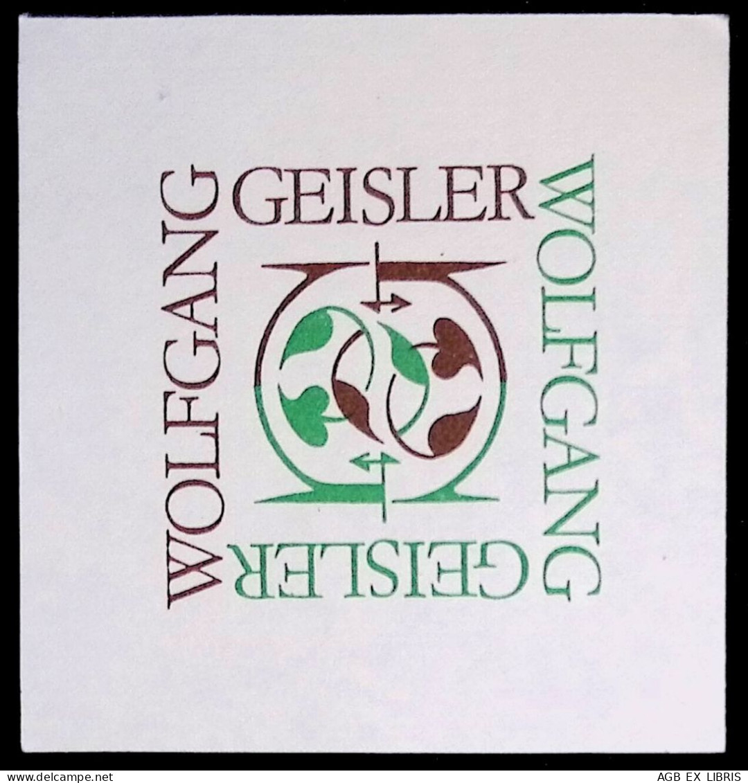 EX LIBRIS  GERHARD TAG Per WOLFGANG GEISLER L27b-F01 - Exlibris