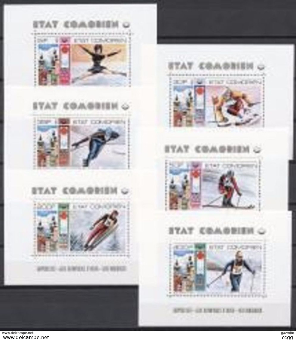 Olympische Spelen 1976 , Komoren - Zegels Deluxe  Postfris - Winter 1976: Innsbruck