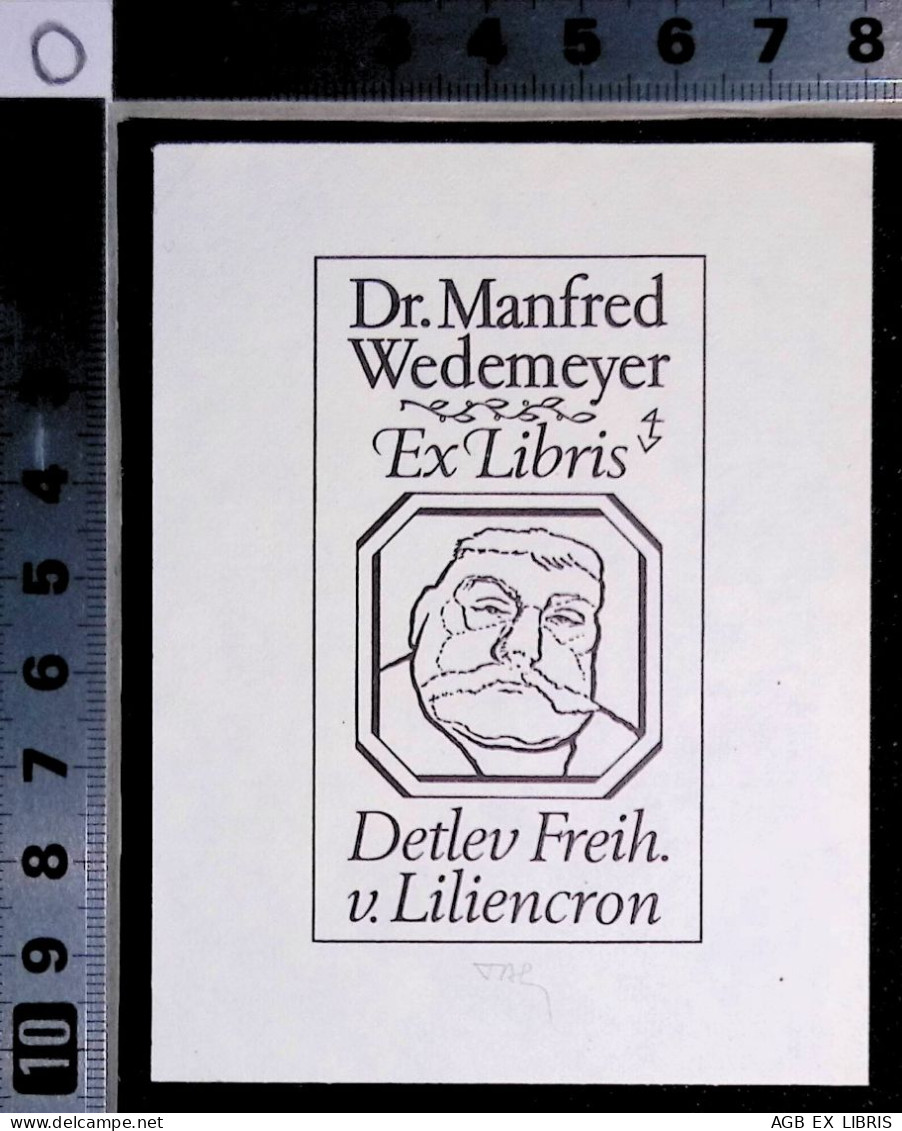 EX LIBRIS  GERHARD TAG Per DR. MANFRED WEDEMEYER L27b-F01 - Exlibris