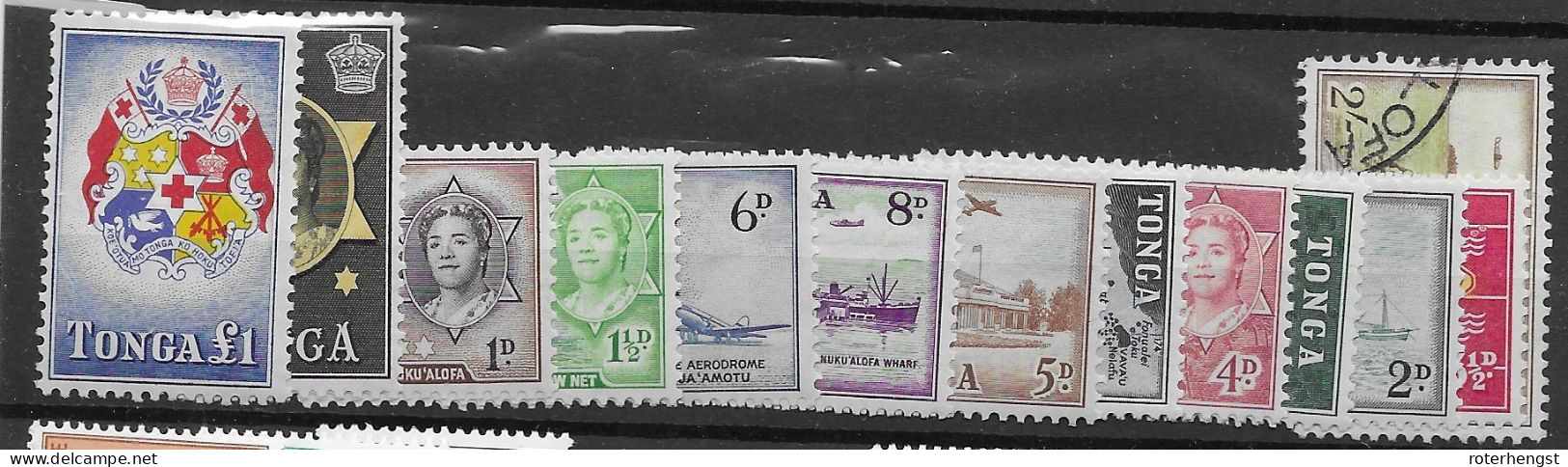 Tonga 1953 Set (only 5 Shilling Missing In Complete Set) Still 25 Euros Most Mh* Few ** And 2Sh Is VFU - Tonga (...-1970)