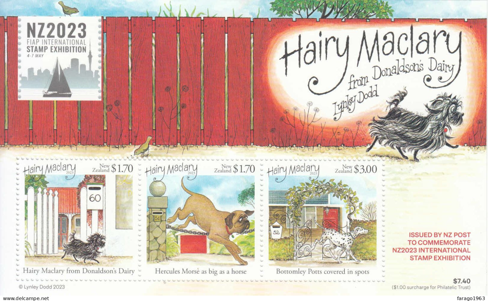 2023 New Zealand Hairy Maclary Dogs Children's Books MNH @ BELOW FACE VALUE - Ungebraucht