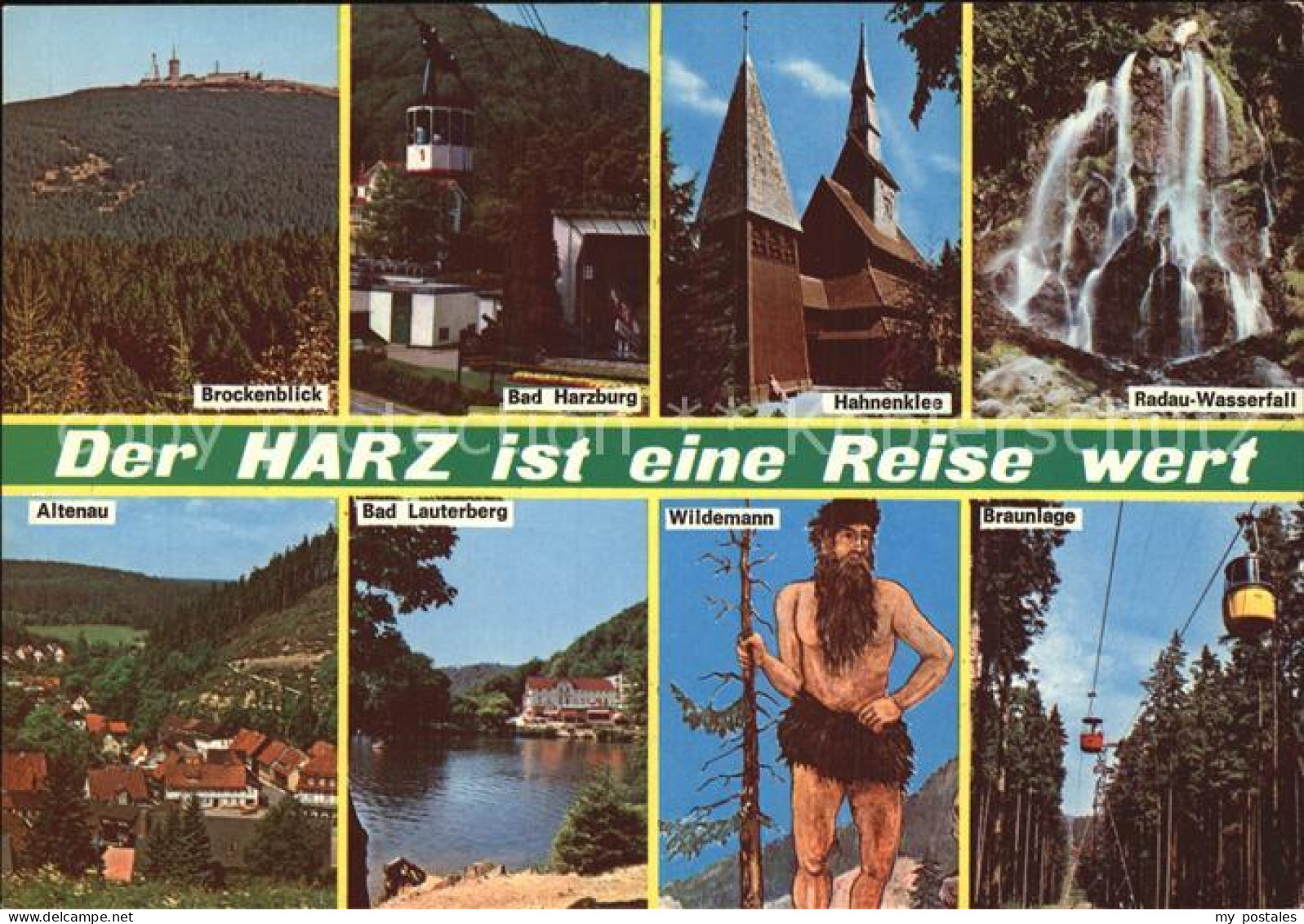 72408060 Harz Region Brockenblick Bad Harzburg Hahnenklee Radau Wasserfall Alten - Harzgerode