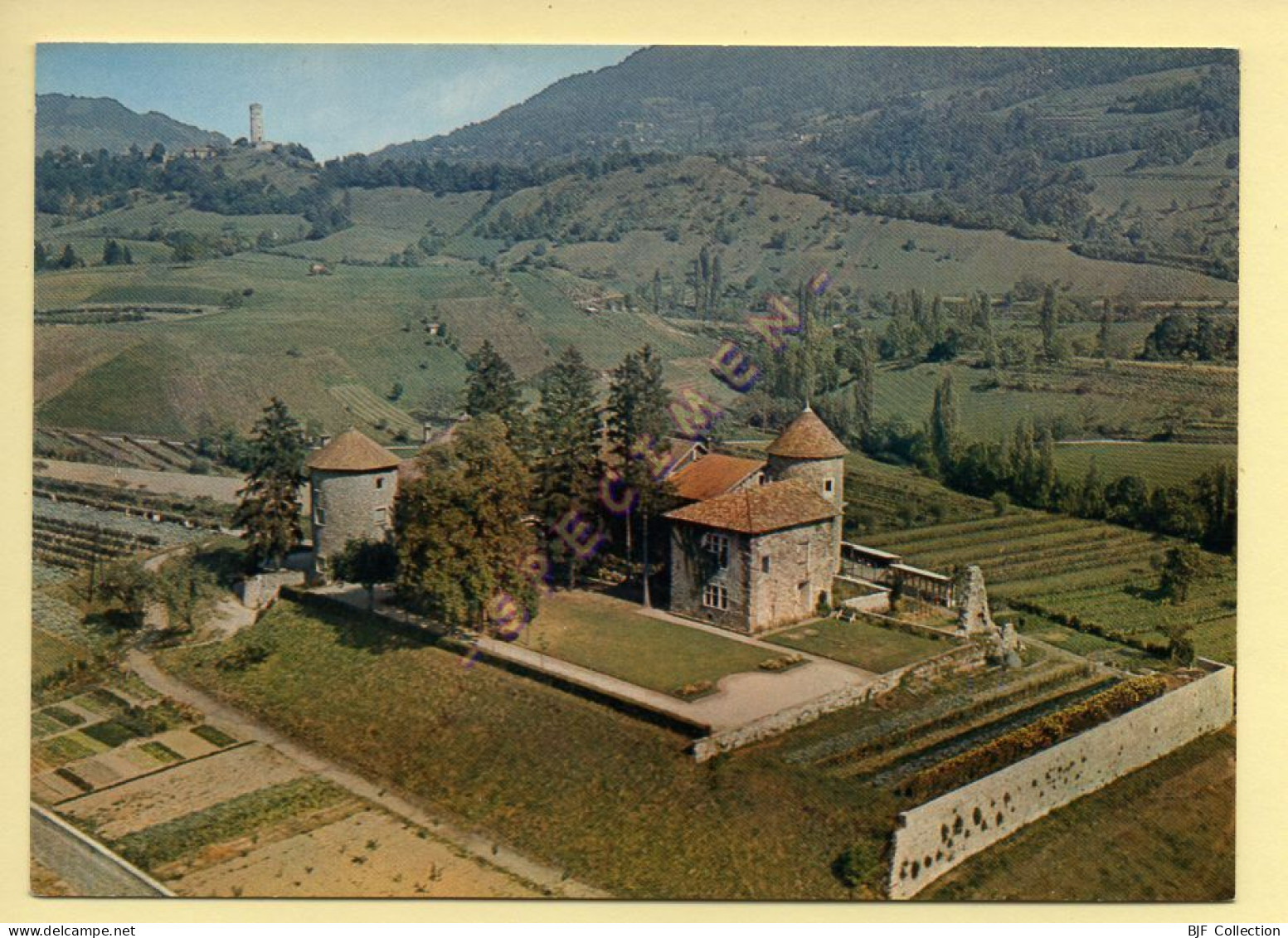 38. PONTCHARRA-SUR-BREDA – Le Château Bayard / Vue Aérienne (voir Scan Recto/verso) - Pontcharra