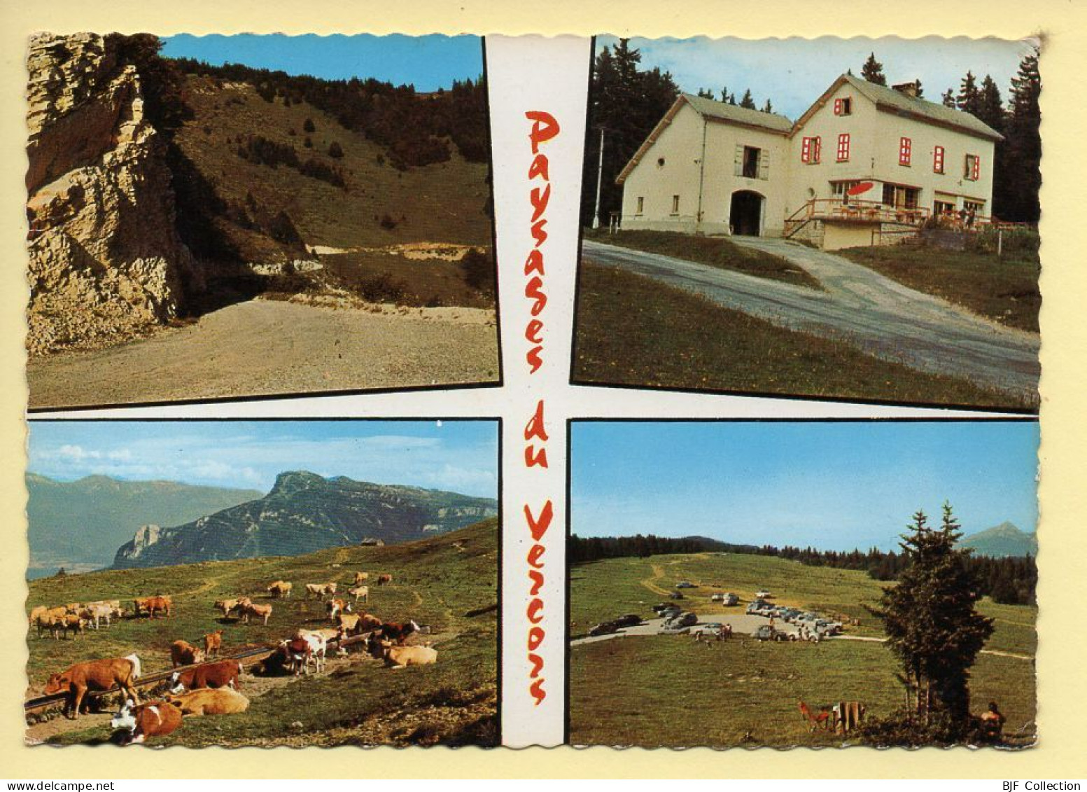 38. PAYSAGE DU VERCORS - Multivues (animée, Vaches) CPSM (voir Scan Recto/verso) - Vercors