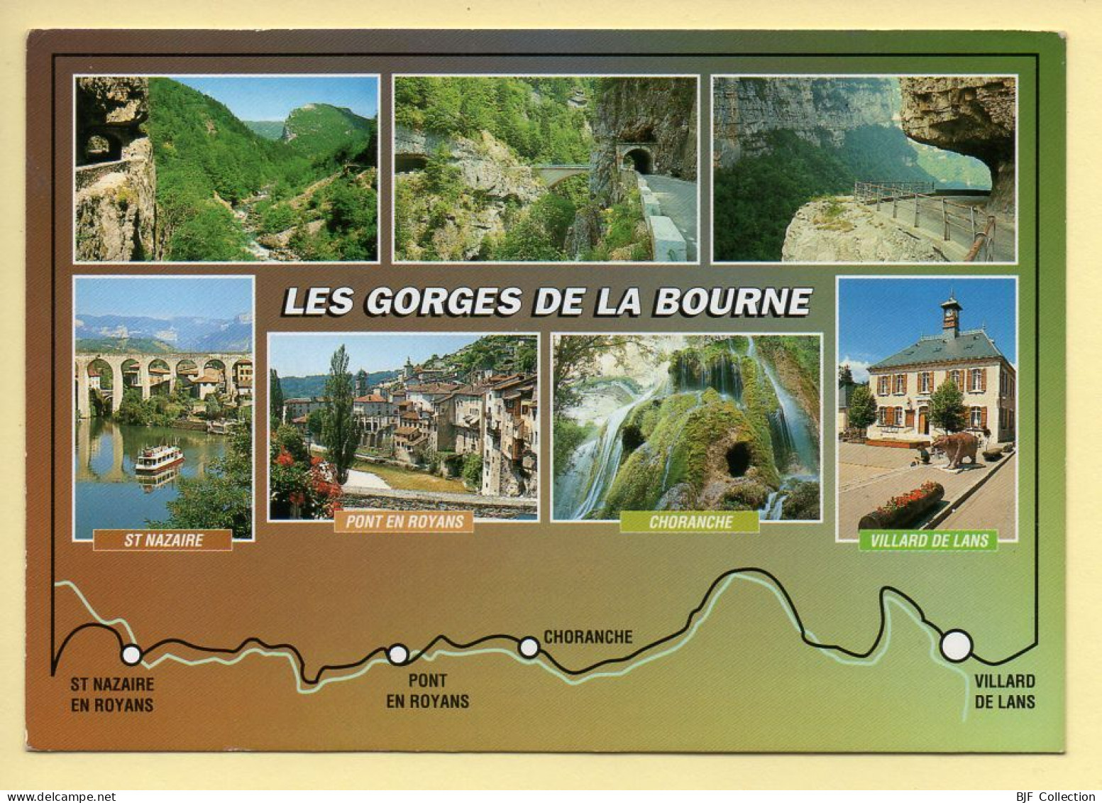 38. Les Gorges De La Bourne – Multivues (voir Scan Recto/verso) - Vercors