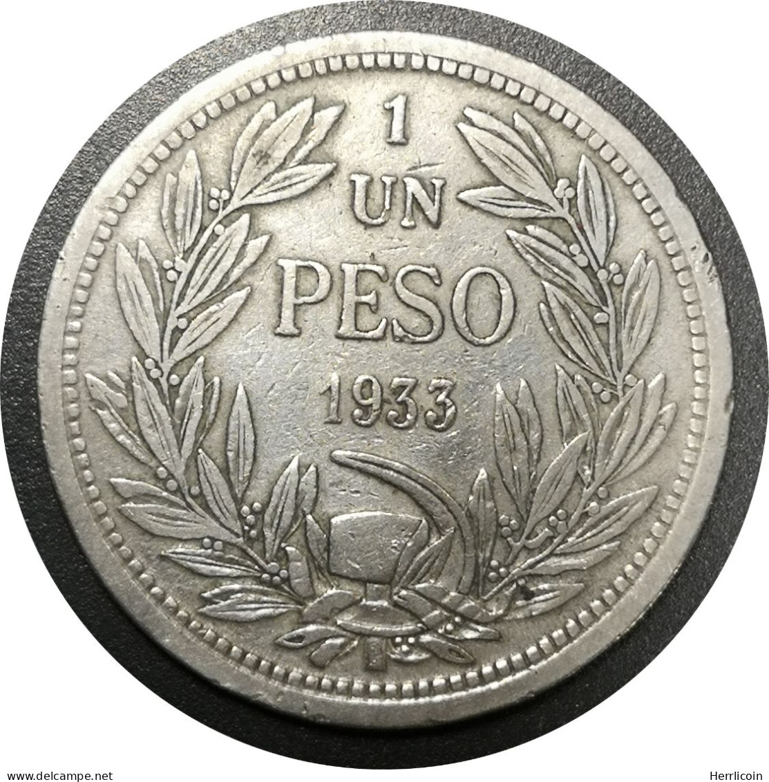 Monnaie Chili - 1933 - 1 Peso - Chili