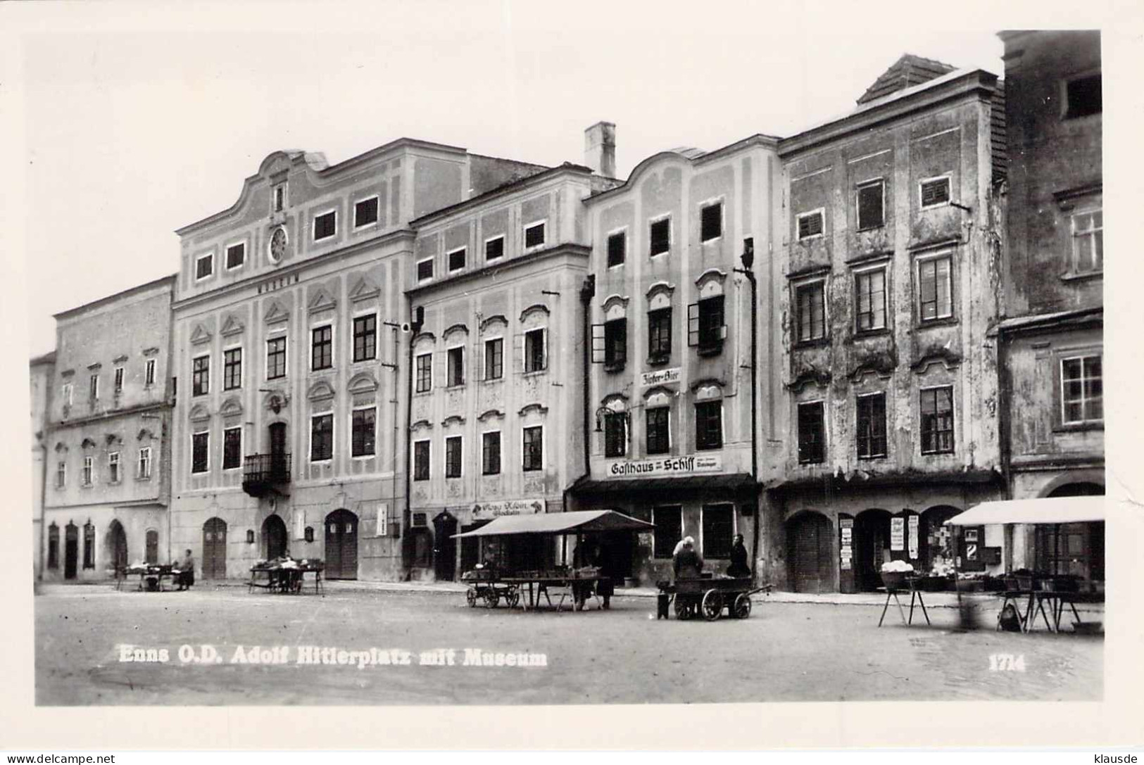 Enns - Adolf Hitlerplatz Mit Museum - Enns