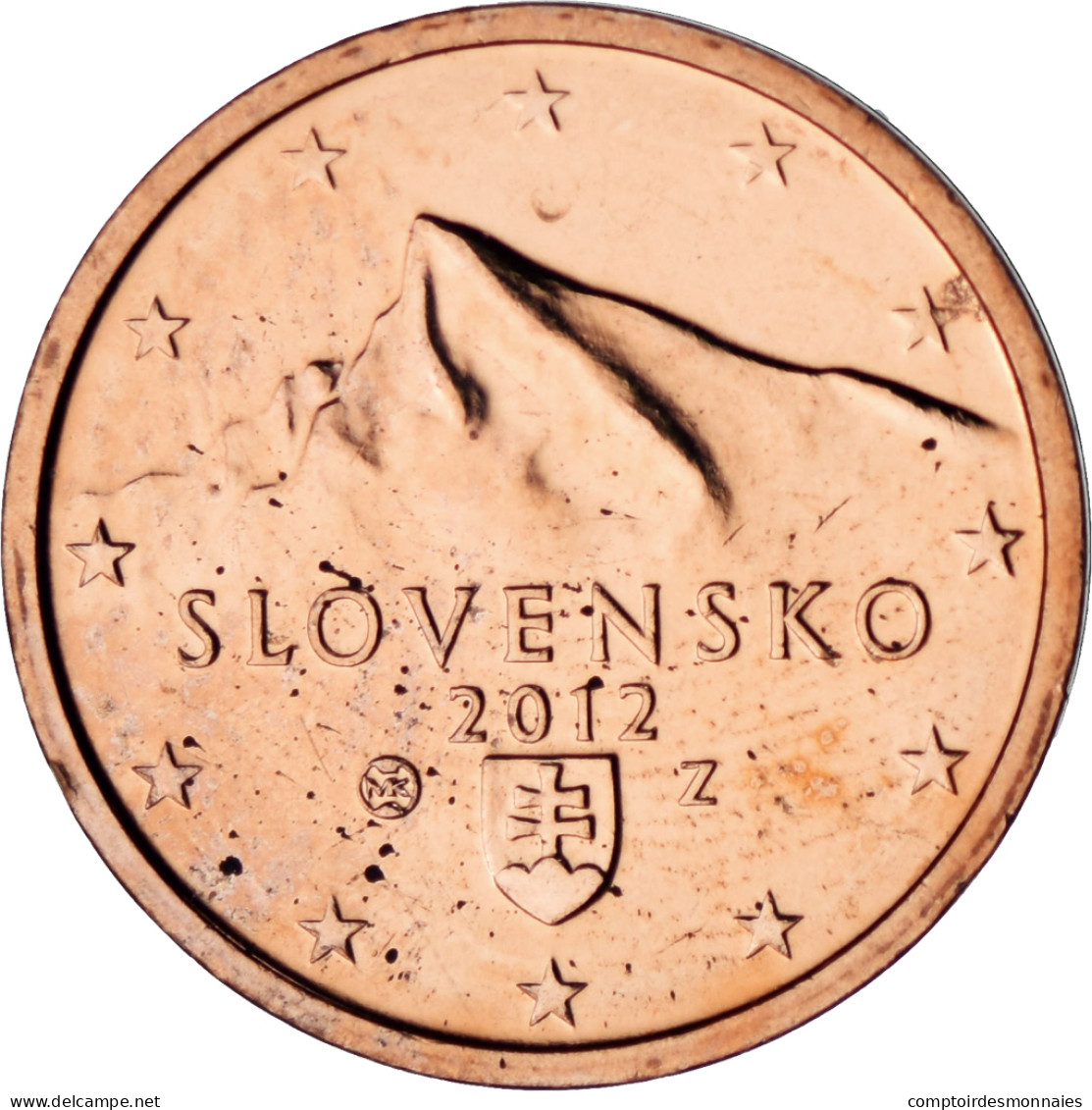 Slovaquie, 2 Euro Cent, 2012, Kremnica, BU, FDC, Cuivre Plaqué Acier, KM:96 - Slovacchia