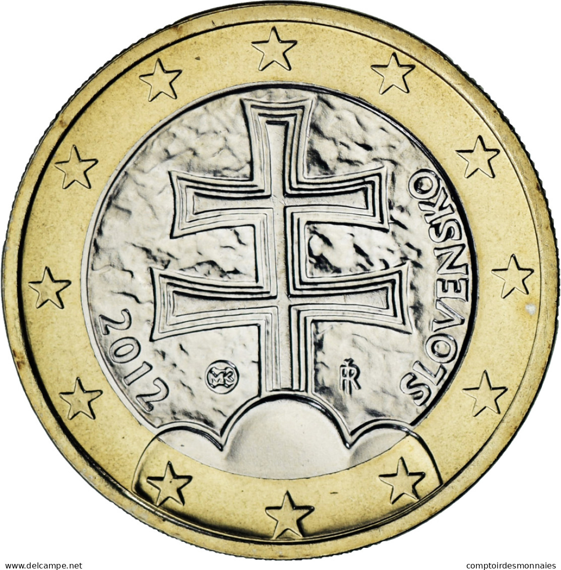 Slovaquie, Euro, 2012, Kremnica, BU, FDC, Bimétallique, KM:101 - Slovacchia