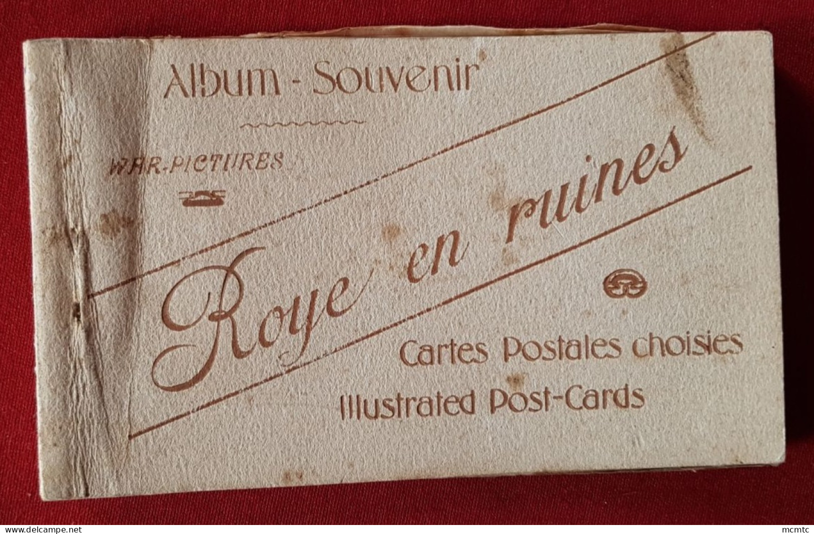 Carnet Incomplet, Reste 9 Cartes - Roye En Ruines - Album Souvenir - Roye