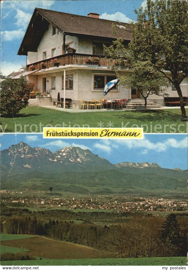 72406832 Freilassing Fruehstueckspension Ehrmann Landschaftspanorama Freilassing - Freilassing