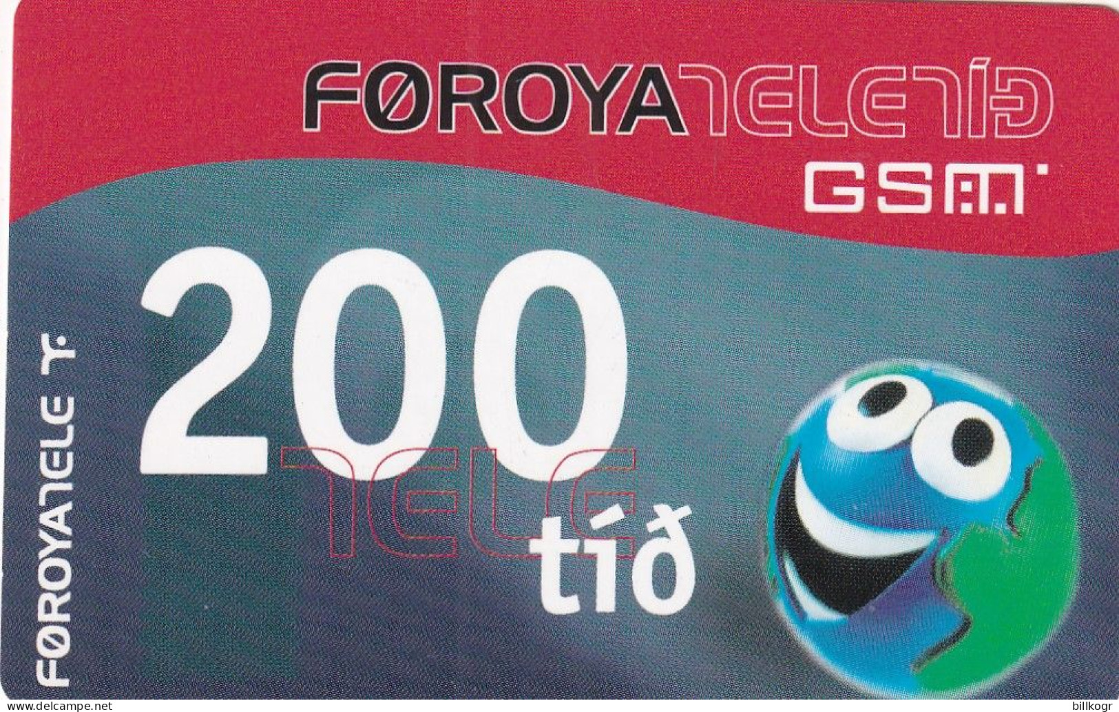 FAROE ISL. - Faroe Telecom Prepaid Card KR 200, Exp.date 01/06/05, Used - Islas Faroe