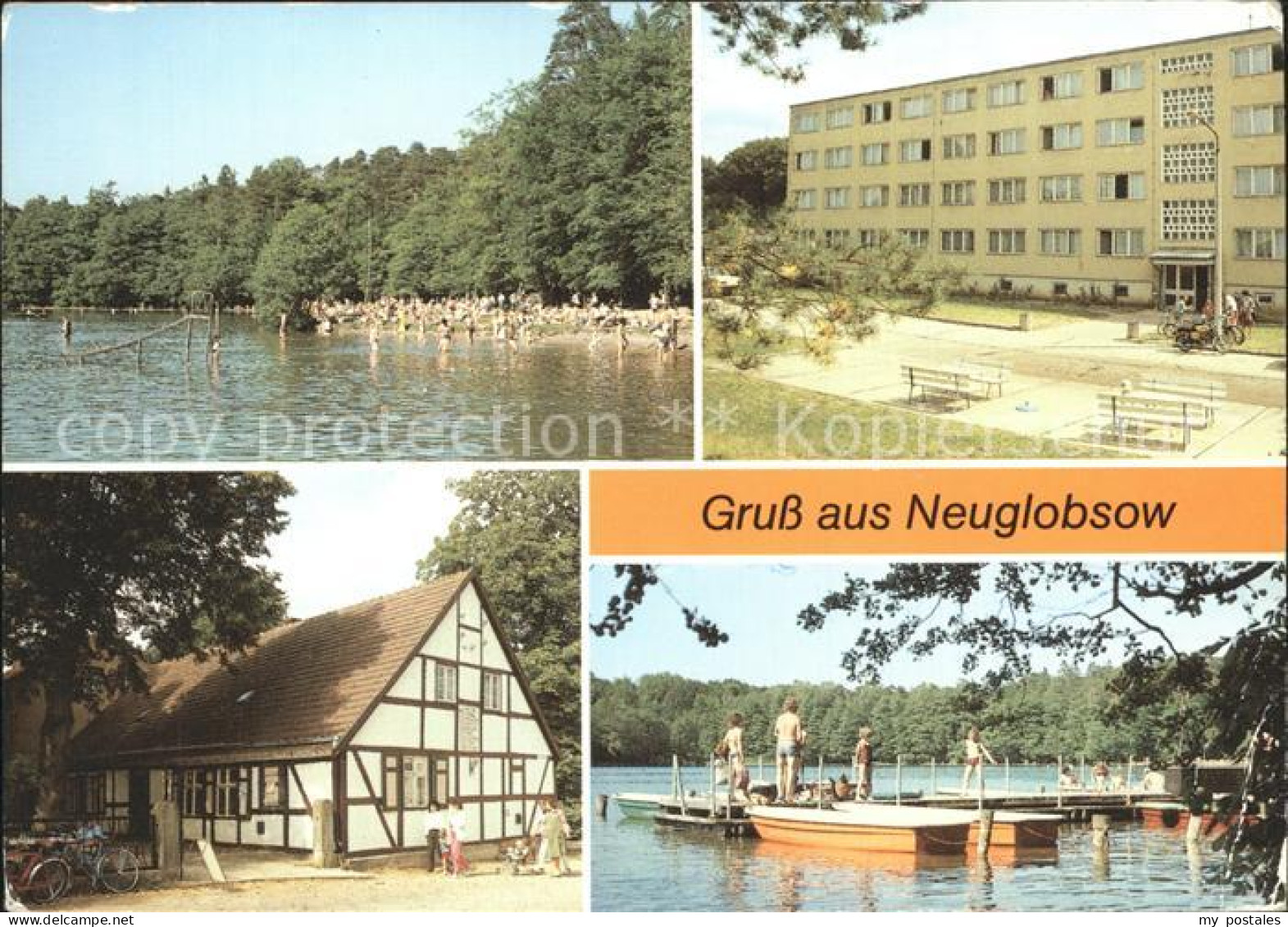 72329484 Neuglobsow Badestrand Stechlinsee FDGB Erholungsheim Gaststaette Fontan - Neuglobsow