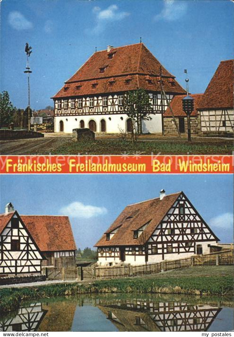 72329428 Bad Windsheim Fraenkisches Freilandmuseum Wirtshaus Fachwerkhaus Bad Wi - Bad Windsheim