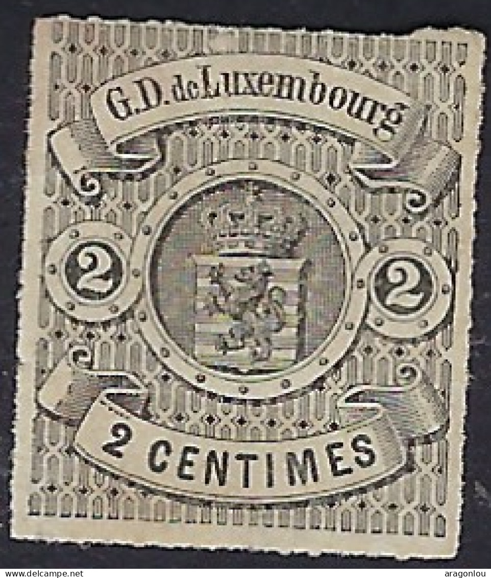 Luxembourg - Luxemburg - Timbres - Armoires   1866    2C.   *   Gomme    Michel 13 - 1859-1880 Wapenschild