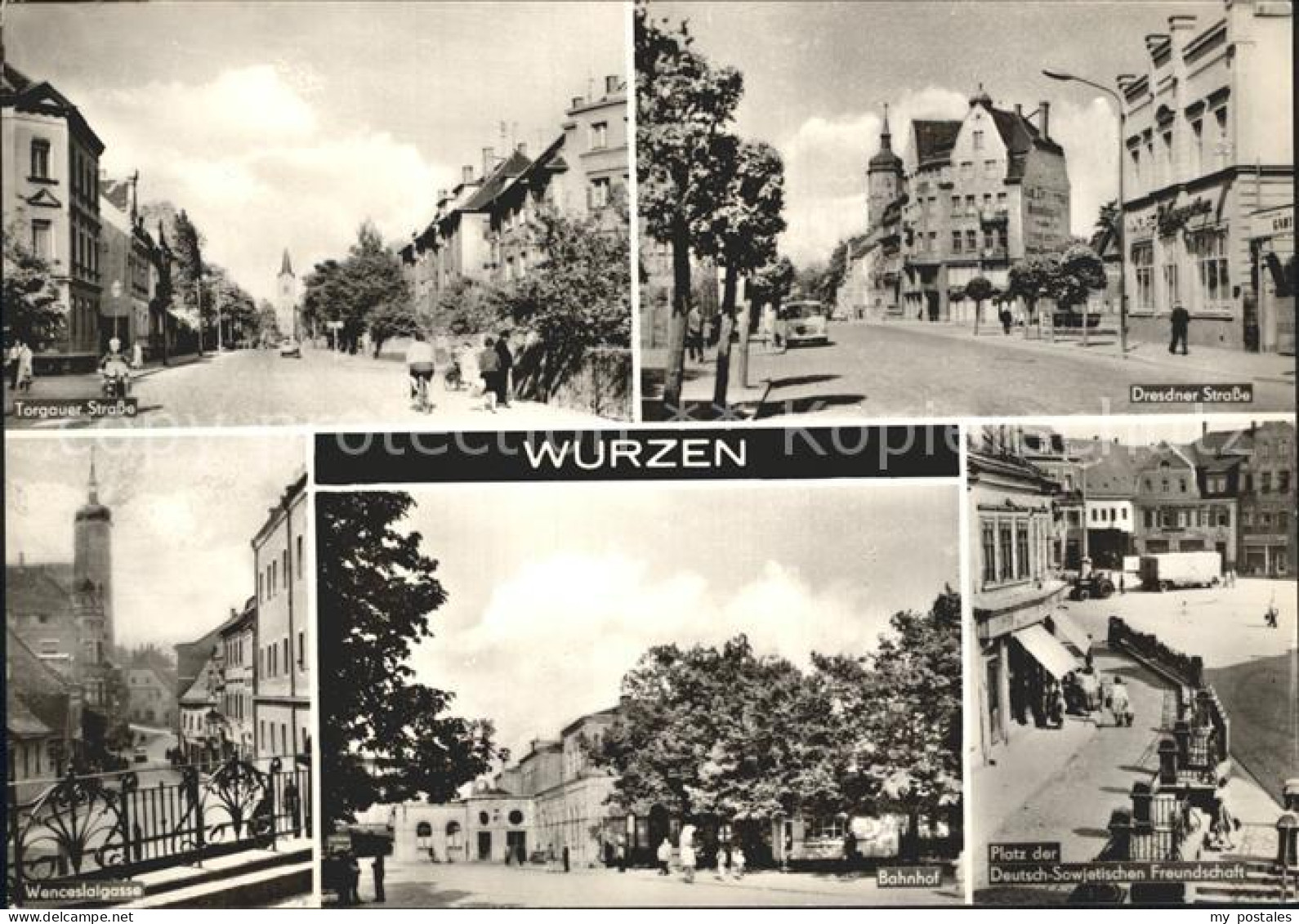 72328772 Wurzen Sachsen Strassenpartie Wenceslaigasse Bahnhof Platz Der Deutsch  - Wurzen