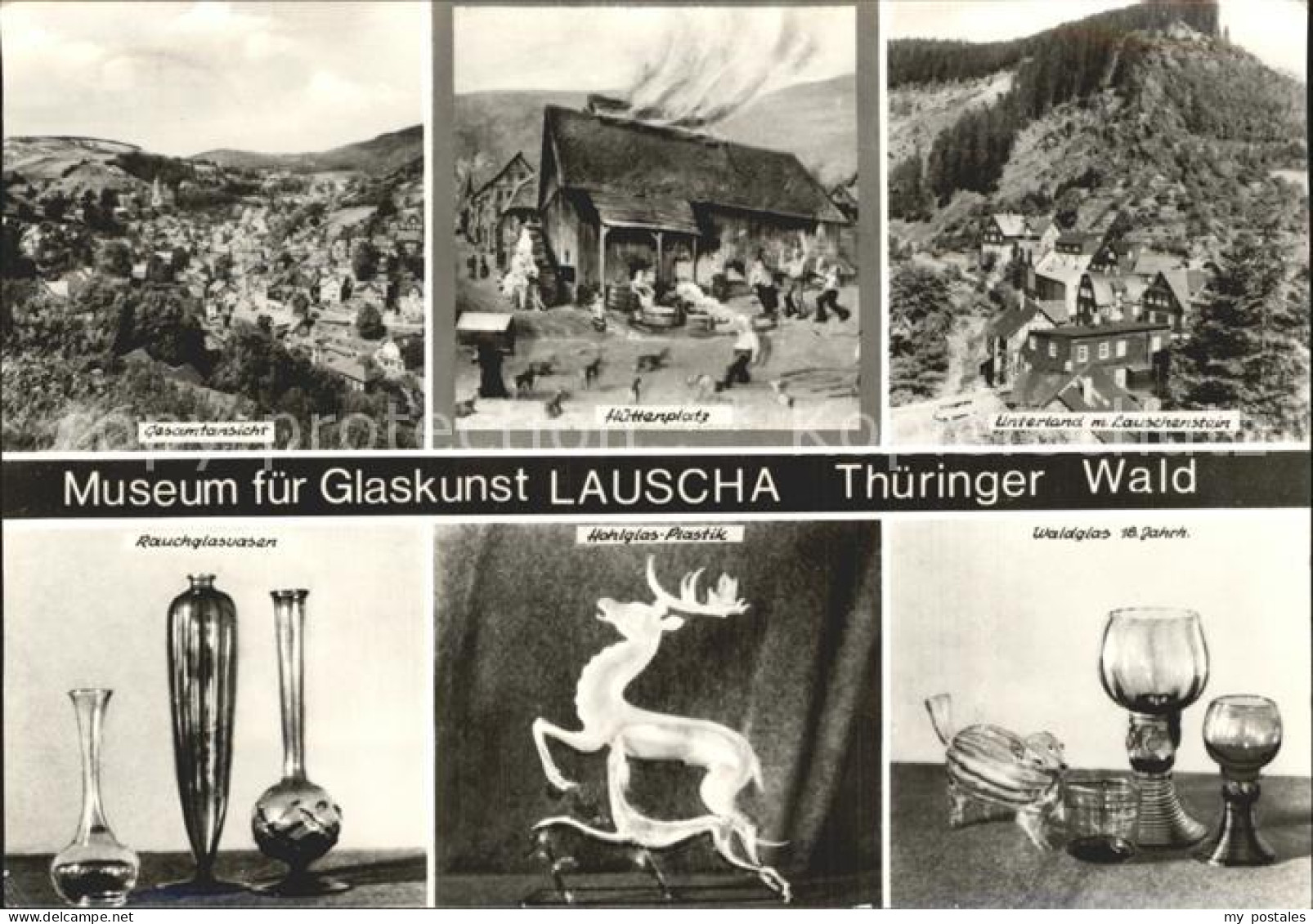 72328760 Lauscha Museum Fuer Glaskunst Vase Plastik Huettenplatz Unterland Lausc - Lauscha