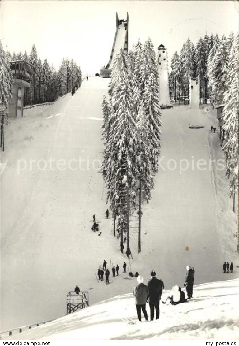 72328748 Johanngeorgenstadt Erzgebirgsschanze Jugendschanze Pioniersschanze Skis - Johanngeorgenstadt