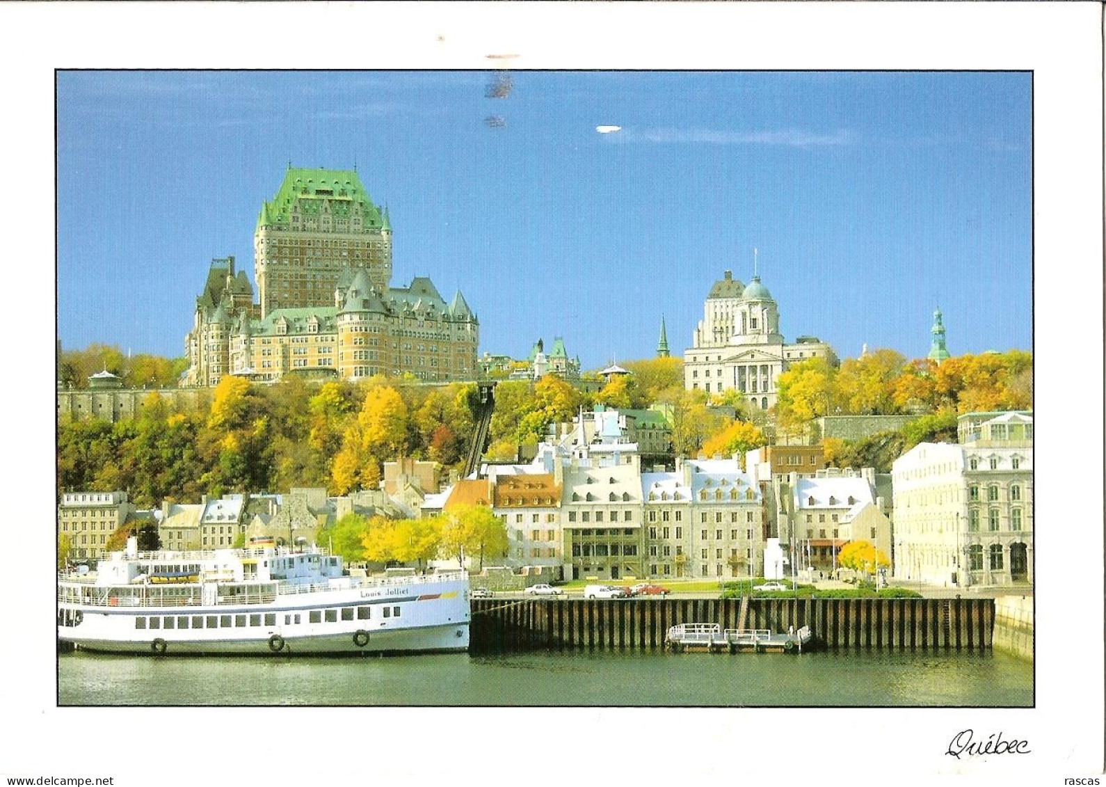 CPM - CANADA - QUEBEC - LE VIEUX QUEBEC EN AUTOMNE - Québec - Château Frontenac