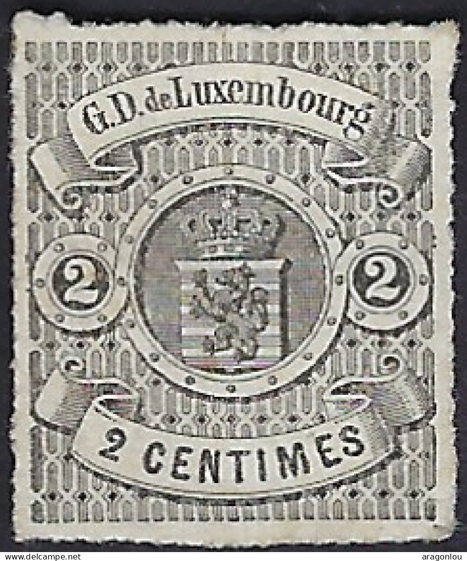 Luxembourg - Luxemburg - Timbres - Armoires   1866    2C.  *       Michel 5 - 1859-1880 Wapenschild