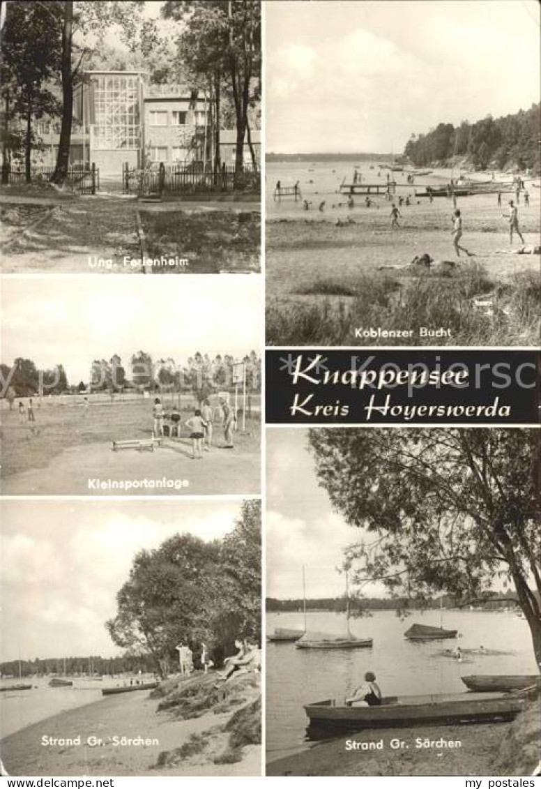 72328427 Knappensee Oberlausitz Koblenzer Bucht Kleinsportanlage Strand Knappens - Lohsa