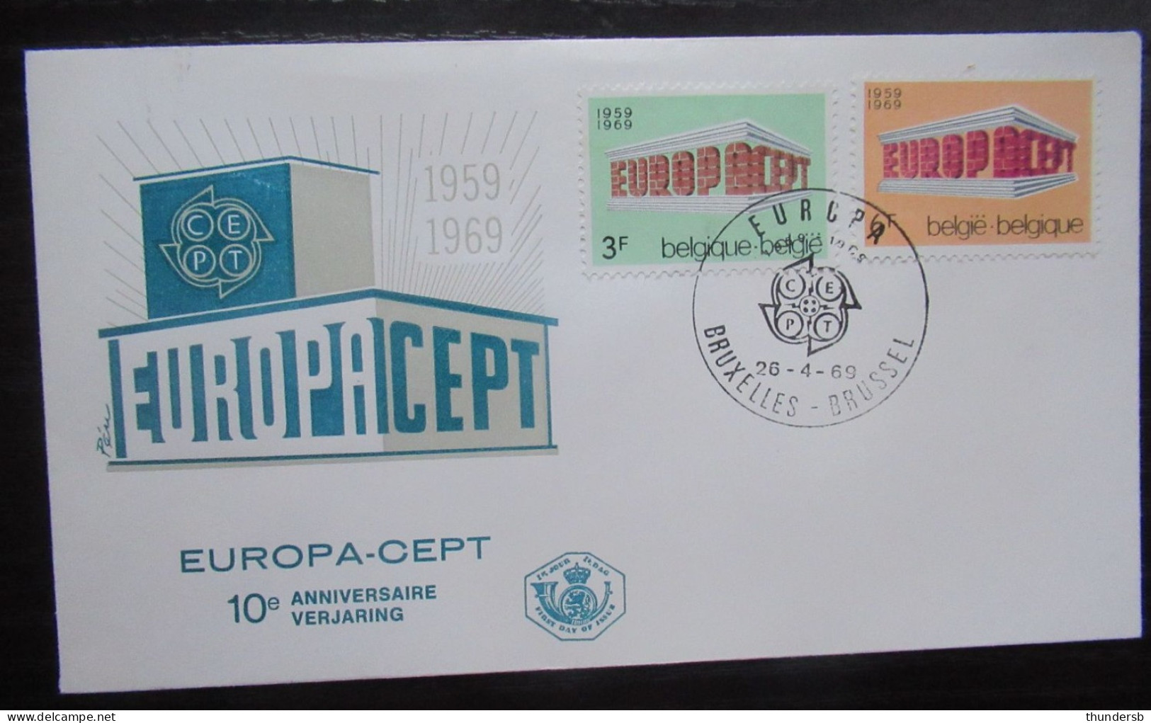 FDC 1489/90 'Europa CEPT' - 1961-1970