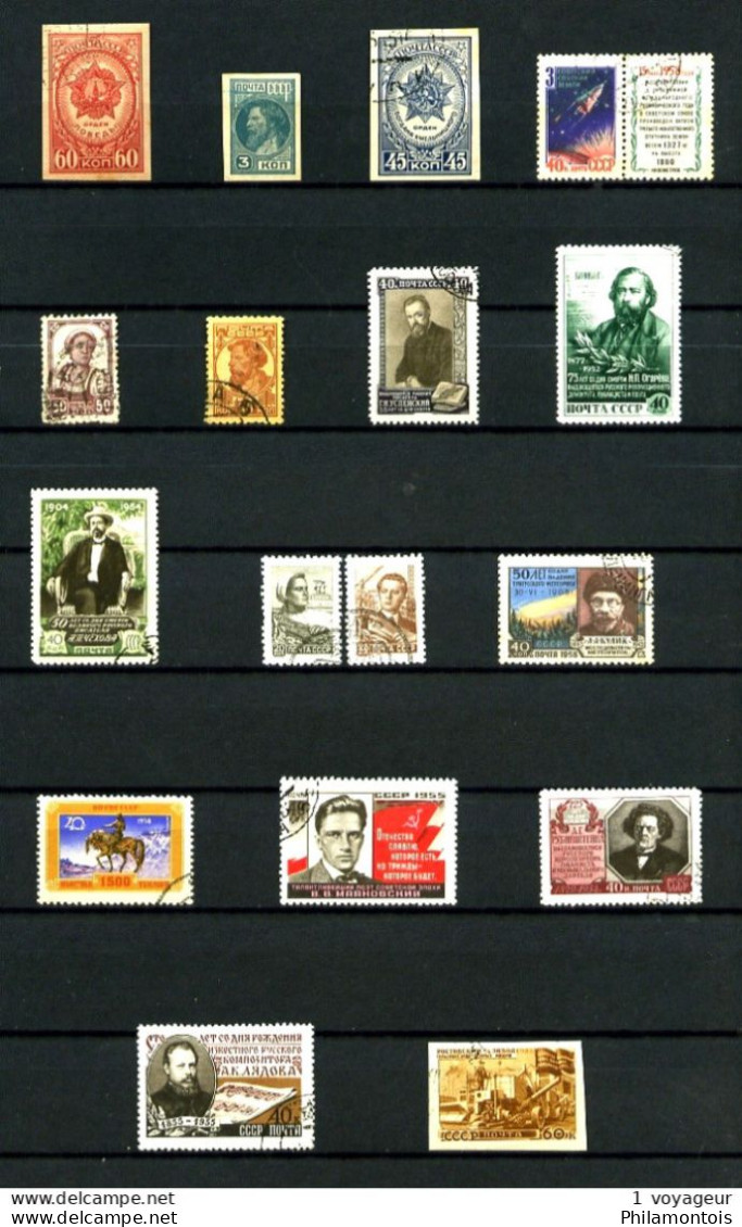 URSS - Lot De Timbres Entre YT 433 Et YT 2100 - Oblitérés - Très Beaux - Verzamelingen