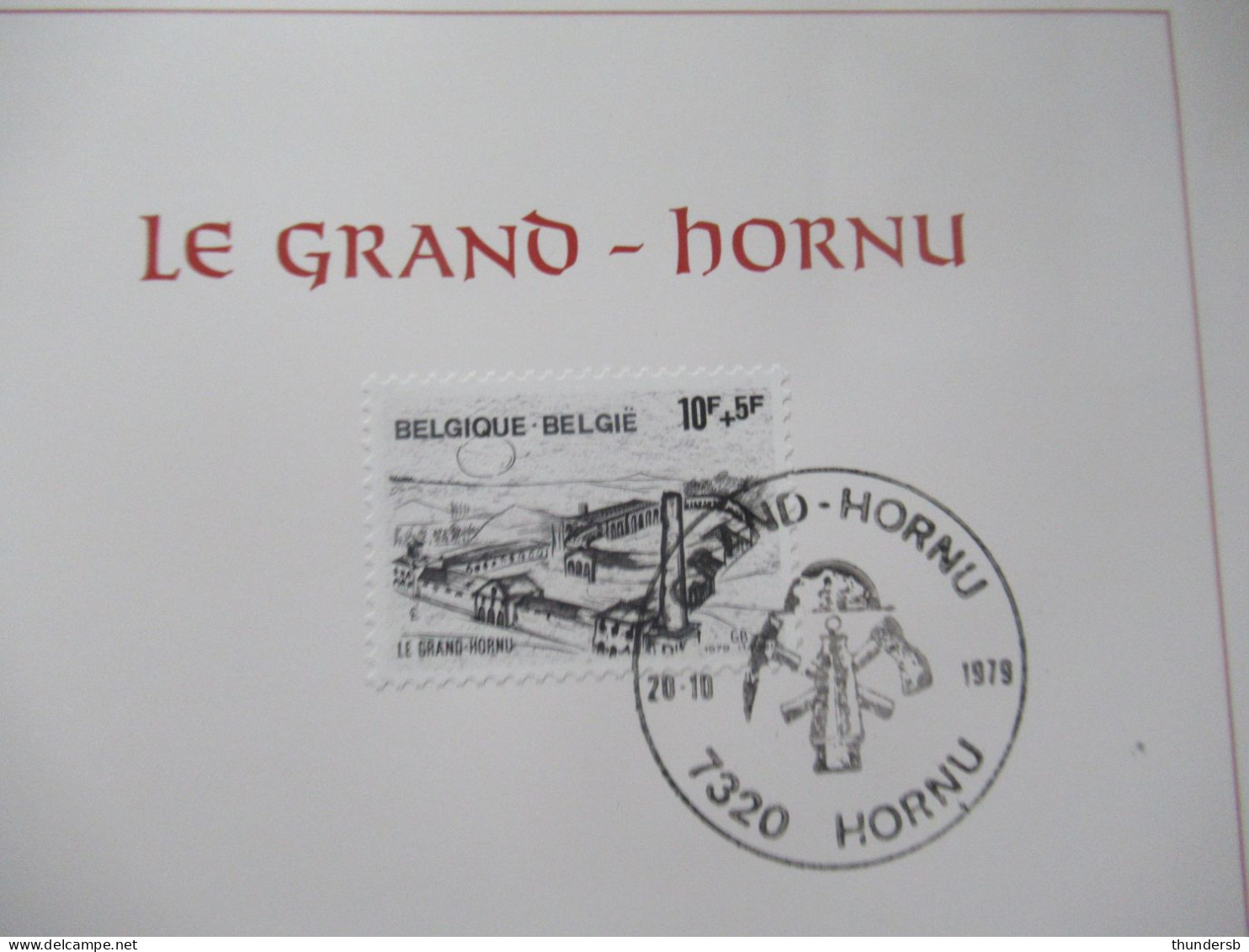 1946 'Le Grand-Hornu' - FDC - Commemorative Documents