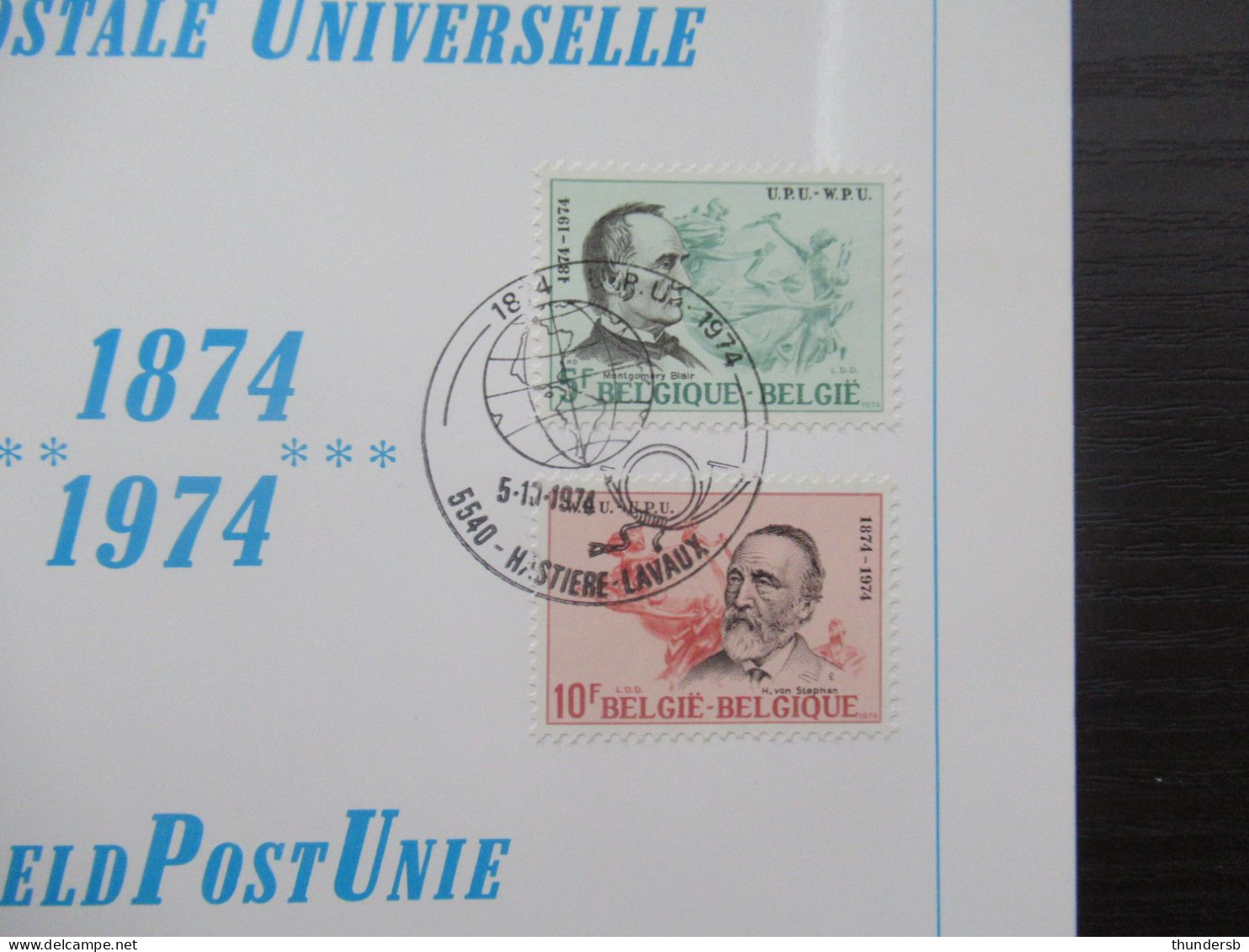 1729/30 'W.P.U.' - FDC - Gedenkdokumente