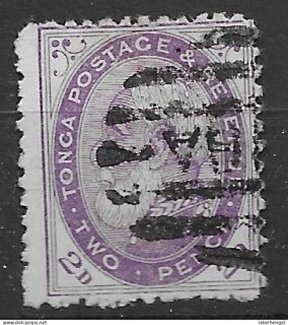 Tonga VFU 1886 5 Euros - Tonga (...-1970)