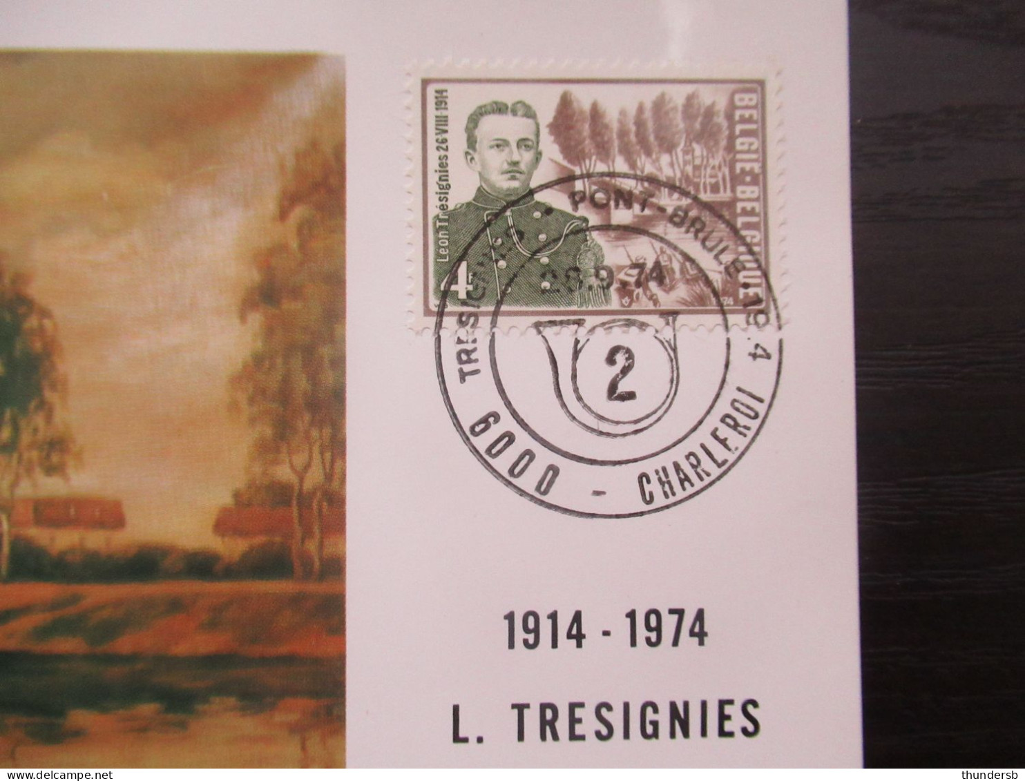 1726 'Korporaal Léon Trésignies' - FDC - Commemorative Documents