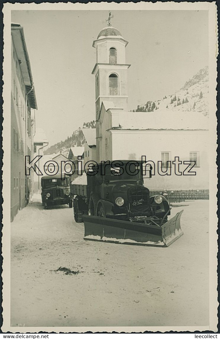 Suisse - GR Bivio - Julier Pass - Postauto - Lastwagen - Berna - Bivio