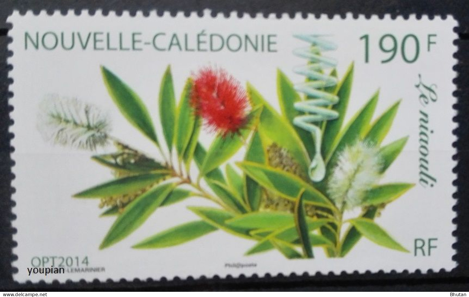 New Caledonia 2014, Tree Blossom, MNH Unusual Single Stamp - Ungebraucht