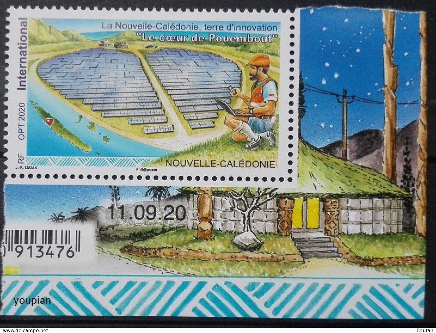 New Caledonia 2021, Innovation - Le Coeur De Pouembout, MNH Single Stamp - Ungebraucht