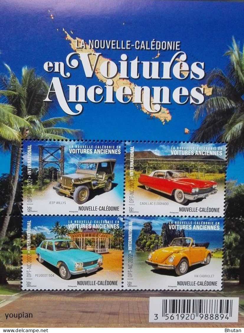 New Caledonia 2022, Oldtimer, MNH S/S - Unused Stamps