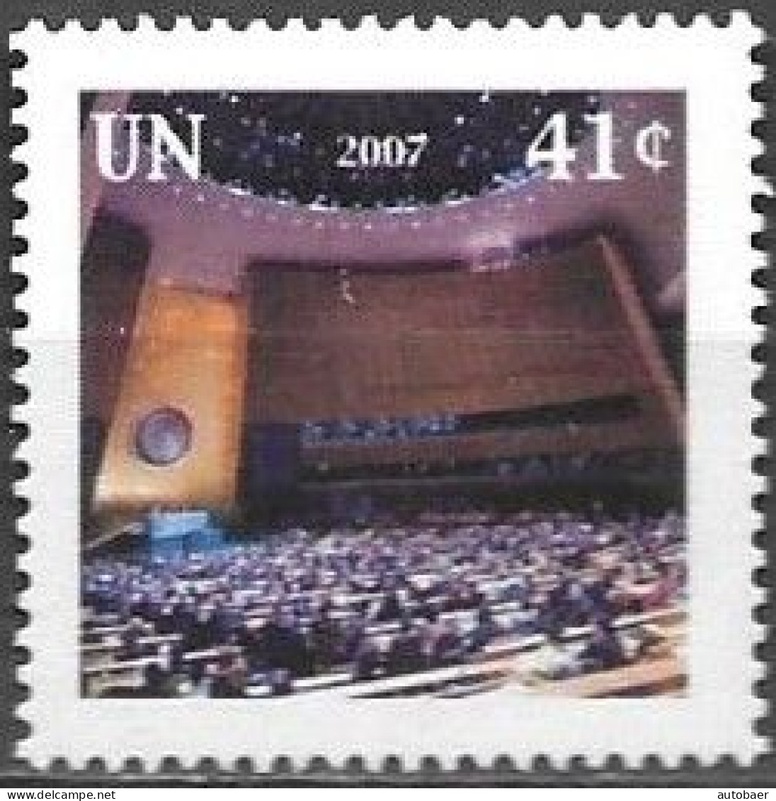 United Nations UNO UN Vereinte Nationen New York 2007 Greetings Mi.No.1059 MNH ** Neuf - Neufs