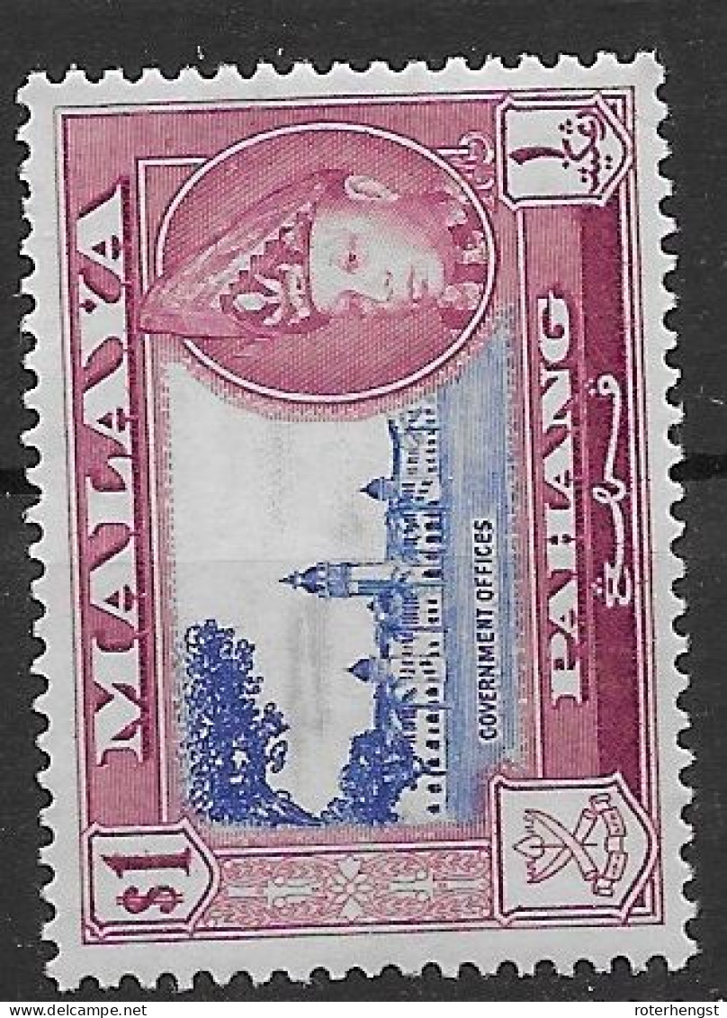 Pahang Mnh ** 1957 9 Euros - Pahang