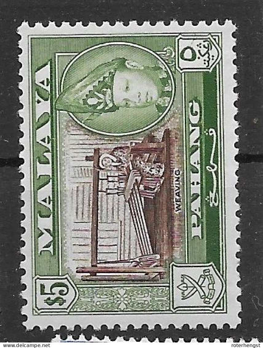 Pahang Mnh ** 1957 25 Euros Perf 12,5 - Negri Sembilan